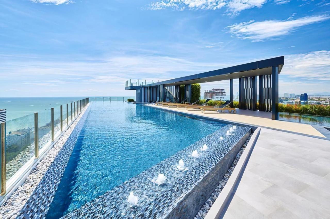 Great Location With Infinity Pool - Central Pattaya Apartment Екстериор снимка