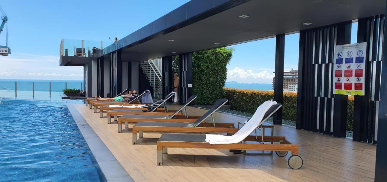 Great Location With Infinity Pool - Central Pattaya Apartment Екстериор снимка