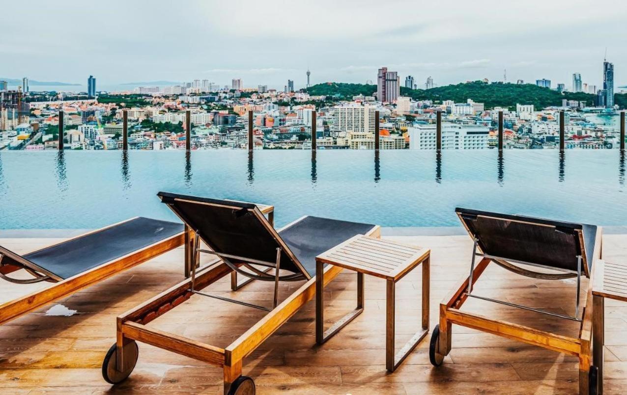 Great Location With Infinity Pool - Central Pattaya Apartment Екстериор снимка